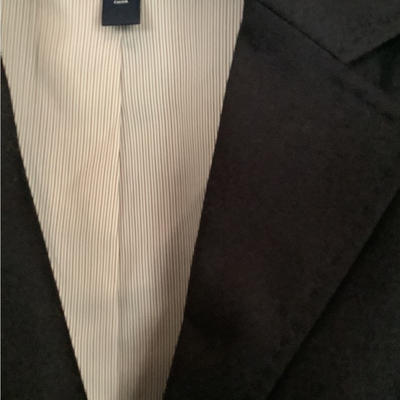 🍉 Lands End blazer 10, dark navy, lined, two buttons, pockets, stitching details - Picture 3 of 8